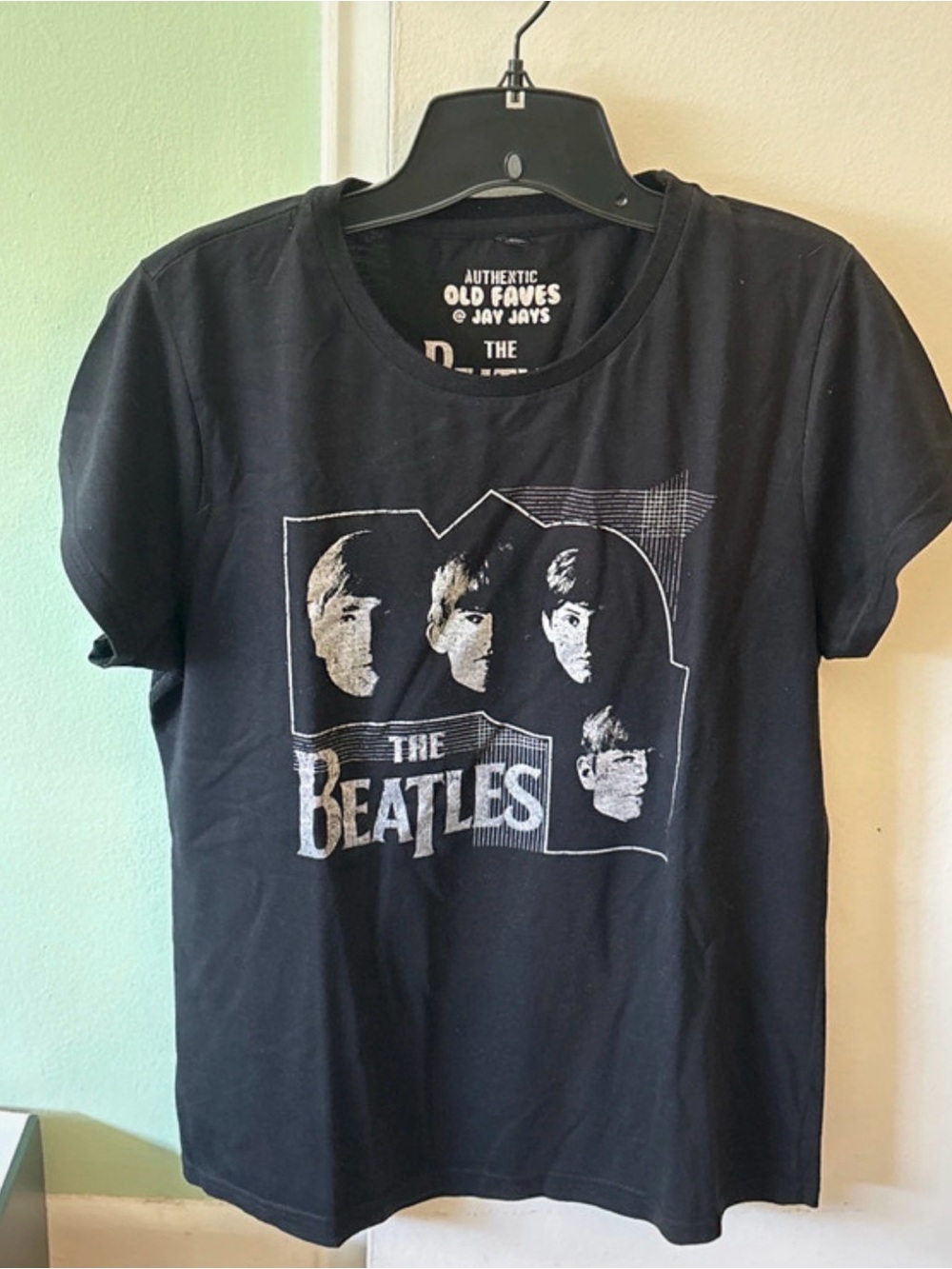 The Beatles Graphic Tee - Black, size XL